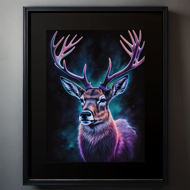 Watercolor Painting of a Deer 3:4 Poster (Creator Uploaded)