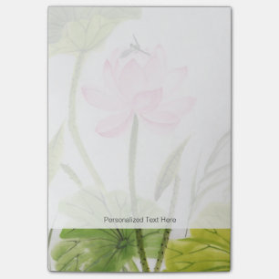 Watercolor Painting Of Lotus Flower 2 Post-it Notes