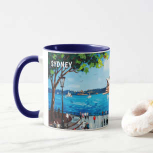 Watercolor Painting of Sydney Opera House #1 Mug
