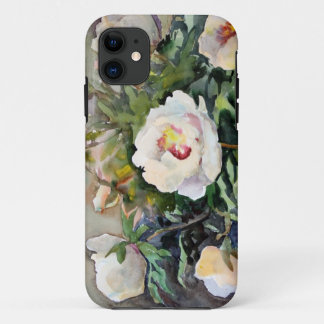 Watercolor Painting Of The Beautiful Flowers iPhone 11 Case