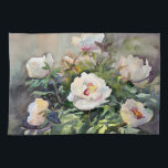 Watercolor Painting Of The Beautiful Flowers Tea Towel<br><div class="desc">Watercolor painting of the beautiful flowers . © and ® Bigstock® - All Rights Reserved. | Create your own watercolor merchandise on Zazzle. Try adding your own text to create a one-of-a-kind product! It's easy to personalise your own item, has no minimum orders & is custom produced when you order!...</div>