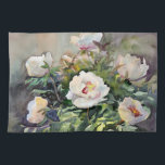 Watercolor Painting Of The Beautiful Flowers Tea Towel<br><div class="desc">Watercolor painting of the beautiful flowers . © and ® Bigstock® - All Rights Reserved. | Create your own watercolor merchandise on Zazzle. Try adding your own text to create a one-of-a-kind product! It's easy to personalise your own item, has no minimum orders & is custom produced when you order!...</div>