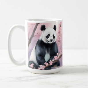 Watercolor Painting Panda Bear Coffee Mug
