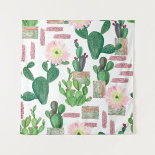 Watercolor painting seamless pattern. Watercolour  Tapestry
