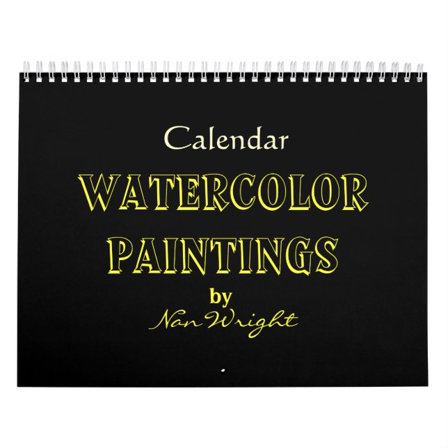 Watercolor Paintings of Nan's Calendar (Cover)