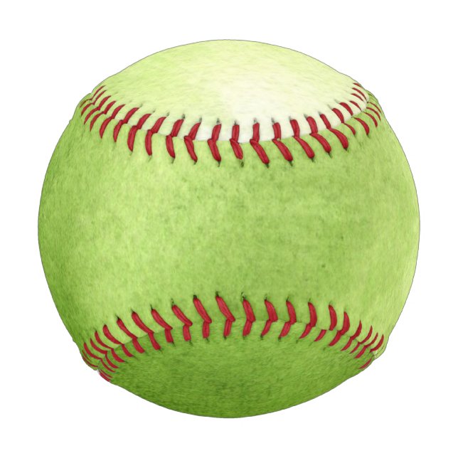 watercolor paints on a rough texture paper baseball (Front)