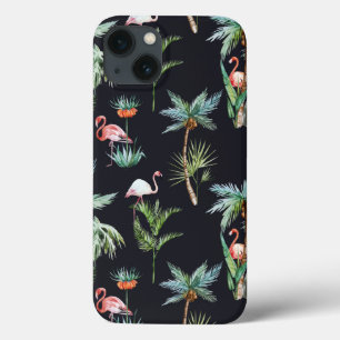 Watercolor Palm Pattern iPhone 13 Case