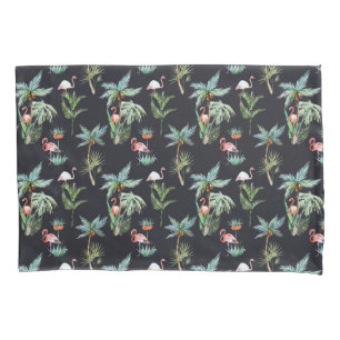 Watercolor Palm Pattern Pillowcase
