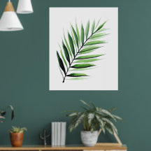 Watercolor Palm