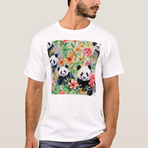 Watercolor Panda Bear T-Shirt
