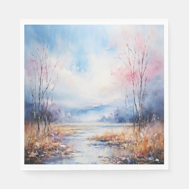 Watercolor Paper Napkin (Front)