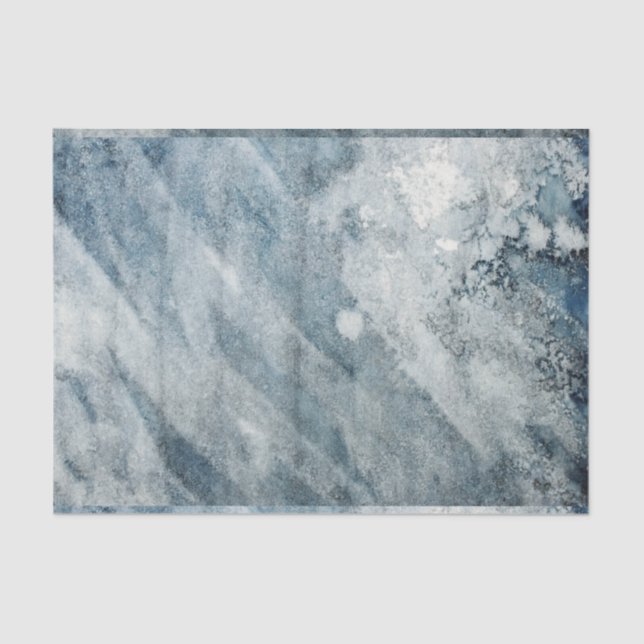 Watercolor paper. tissue paper (Front)