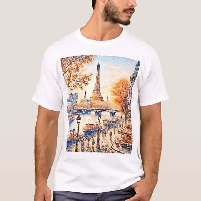 Watercolor Paris T-Shirt (Front)