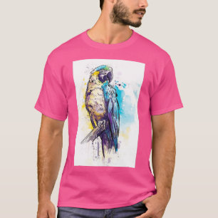watercolor parrott T-Shirt