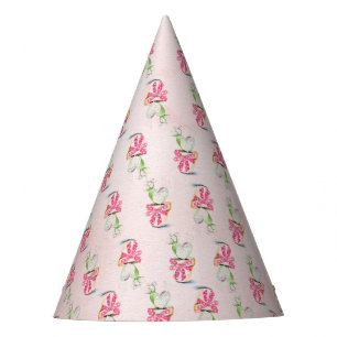 Watercolor Party Hats Valentine's Day Party Decor