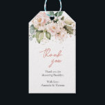 Watercolor pastel blush pink floral bridal shower gift tags<br><div class="desc">Watercolor pastel blush pink floral bridal shower gift tag,  favour tag,  Contact me for matching items or for customisation,  Blush Roses ©</div>