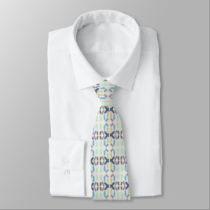 Watercolor Pastel Brushstrokes On Cloud White Tie