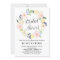 Watercolor Pastel Floral Wreath Bridal Shower