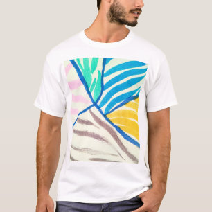 Watercolor patchwork: dirty painting style. T-Shirt