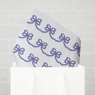 Watercolor Patriotic Bows Tissue Paper