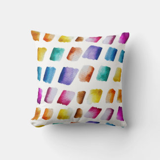 Watercolor Pattern Modern Trendy  Cushion