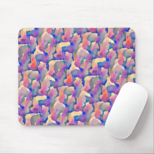Watercolor Pattern Mouse Pad