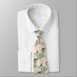 Watercolor Peach Roses Peonies Hydrangeas Tie<br><div class="desc">PixDezines floral watercolor neck tie,  peach roses,  peonies and blush Hydrangeas with sage green foliage.  Most of our designs come with DIY  background colour.

 Copyright © 2011-2025 PixDezines™.</div>