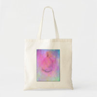 Watercolor Pear In Pink Still Life Abstract