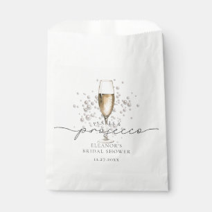 Watercolor Pearls & Prosecco Bridal Shower Favour Bags