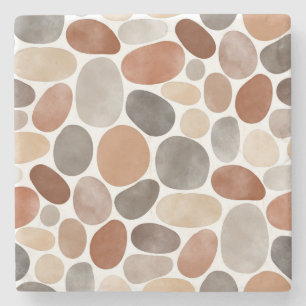 Watercolor Pebbles 230921 Stone Coaster