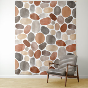 Watercolor Pebbles 230921 Tapestry