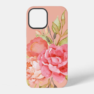 Watercolor Peonies and Roses iPhone / iPad case