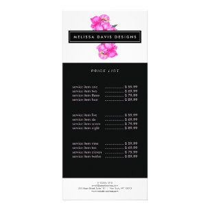 Watercolor Peonies Bunch Rack Card