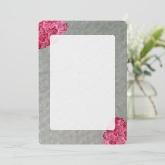 Watercolor Peony Blank Notecard