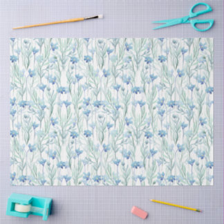 Watercolor peony floral decoupage tissue paper