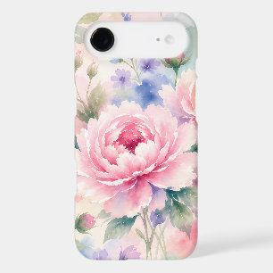 Watercolor Peony Flower