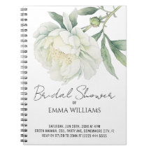 Watercolor Peony Flower | Bridal Shower