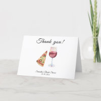 Watercolor Perfect Pair Bridal Shower Thank You