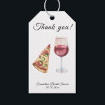 Watercolor Perfect Pair Bridal Shower Thank You Gift Tags<br><div class="desc">Watercolor bridal shower. Pair bridal shower.</div>