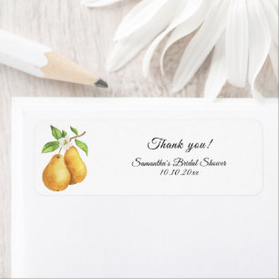 Watercolor Perfect Pear Bridal Shower