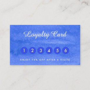 Watercolor periwinkle business cards