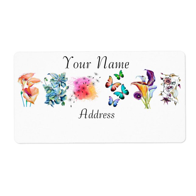 Watercolor Perrenials Gardening Lover  (Front)