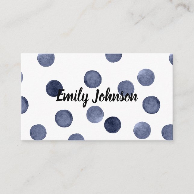 Watercolor, personal card (Front)