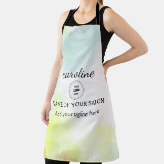 Watercolor Personalised Apron