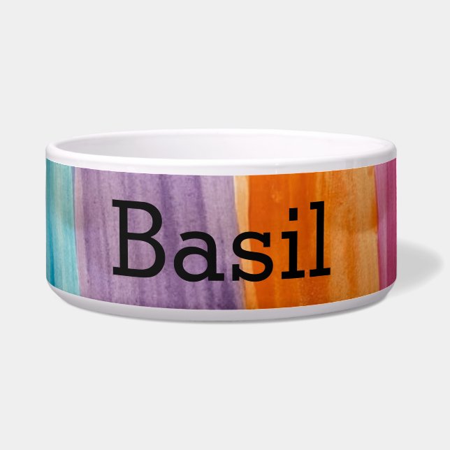 WATERCOLOR pet bowl (Front)