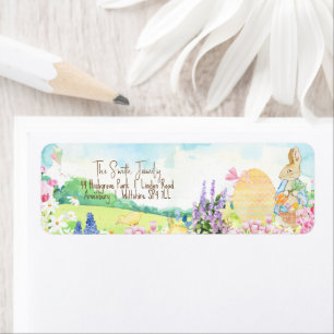 Watercolor Peter the Rabbit Easter Egg Hunt Brunch