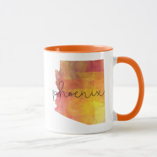 Watercolor Phoenix Arizona Mug