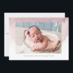 Watercolor Photo Baptism Party Invitation<br><div class="desc">Available here:
http://www.zazzle.com/selectpartysupplies</div>