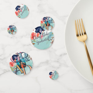 Watercolor Picture Graduation Confetti