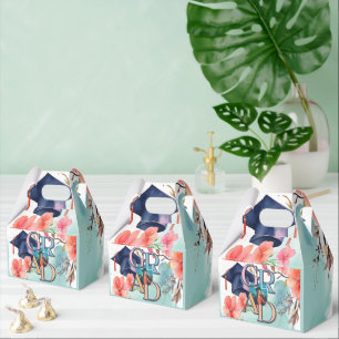 Watercolor Picture Graduation Favour Box